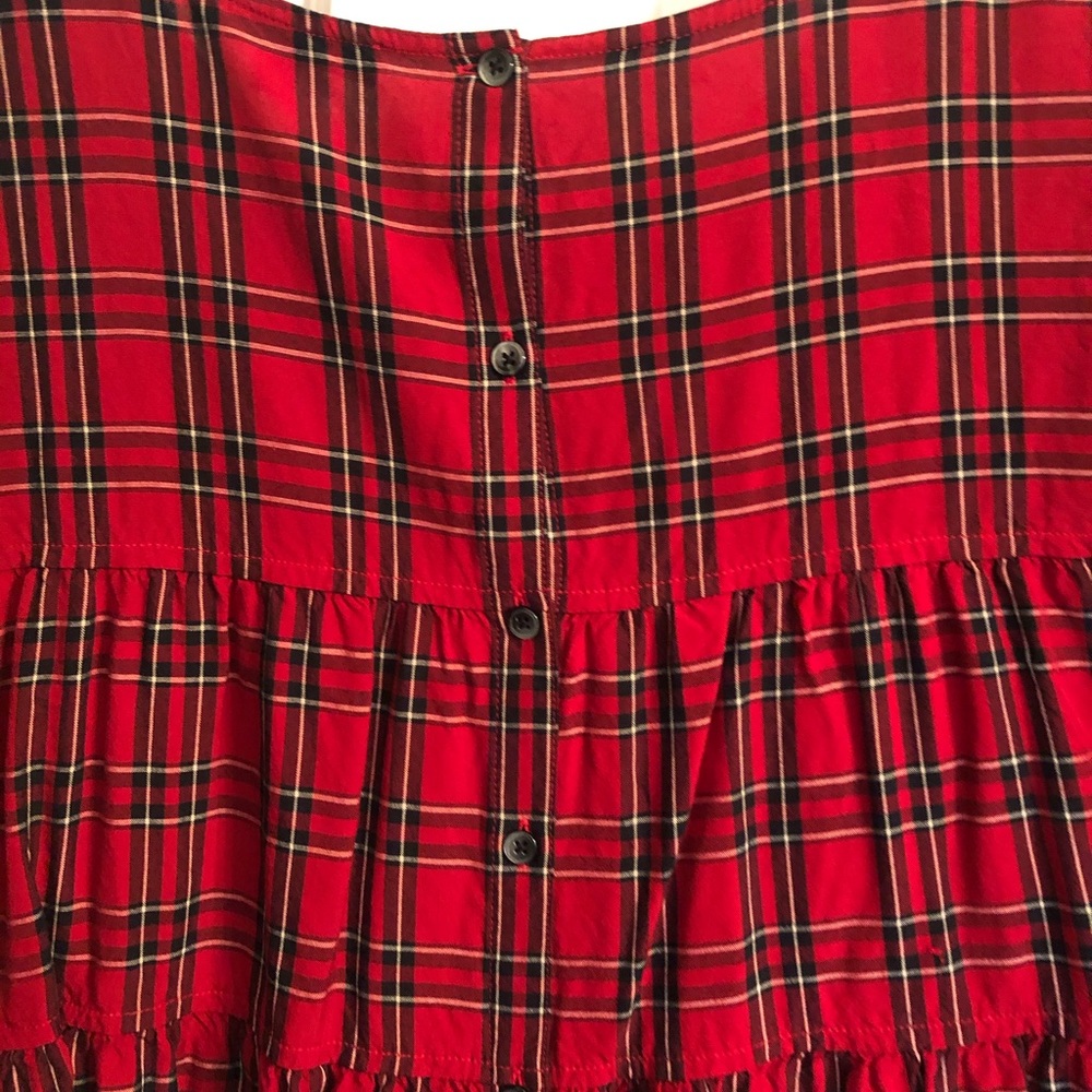 Madewell holiday plaid top - Picture 5 of 5
